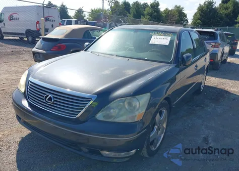 2004 Lexus Ls 430 from USA, damaged, VIN JTHBN36F640126682